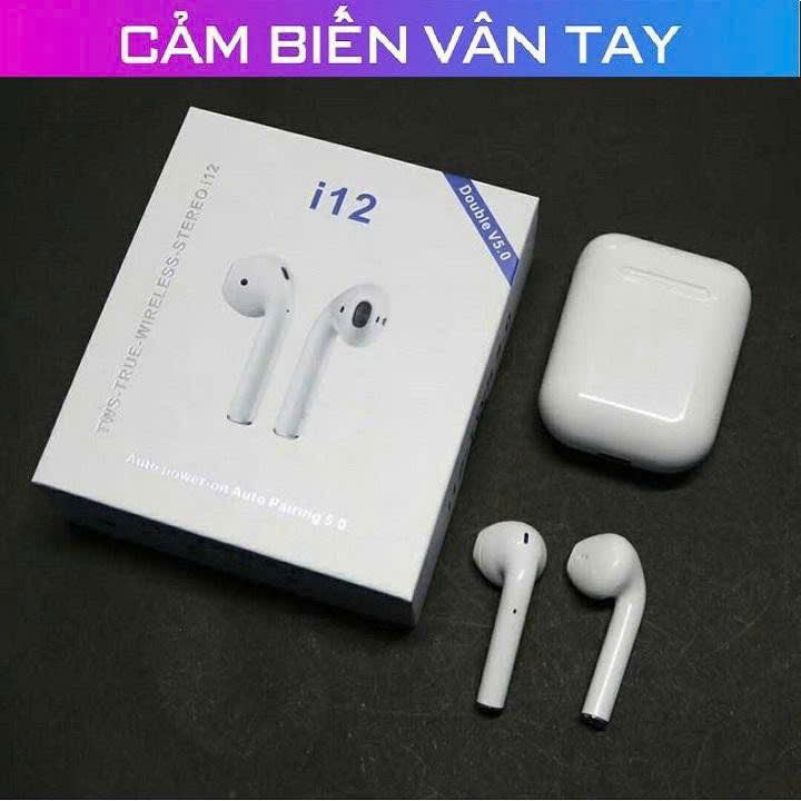 Tai nghe bluetooth i12.TWS Cảm ứng chạm tay không dây
