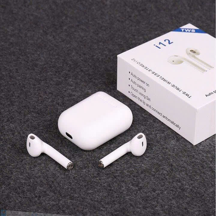 Tai nghe bluetooth i12.TWS Cảm ứng chạm tay không dây