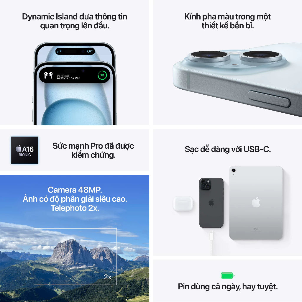 iPhone 15 Plus 128GB Chính Hãng VN/A